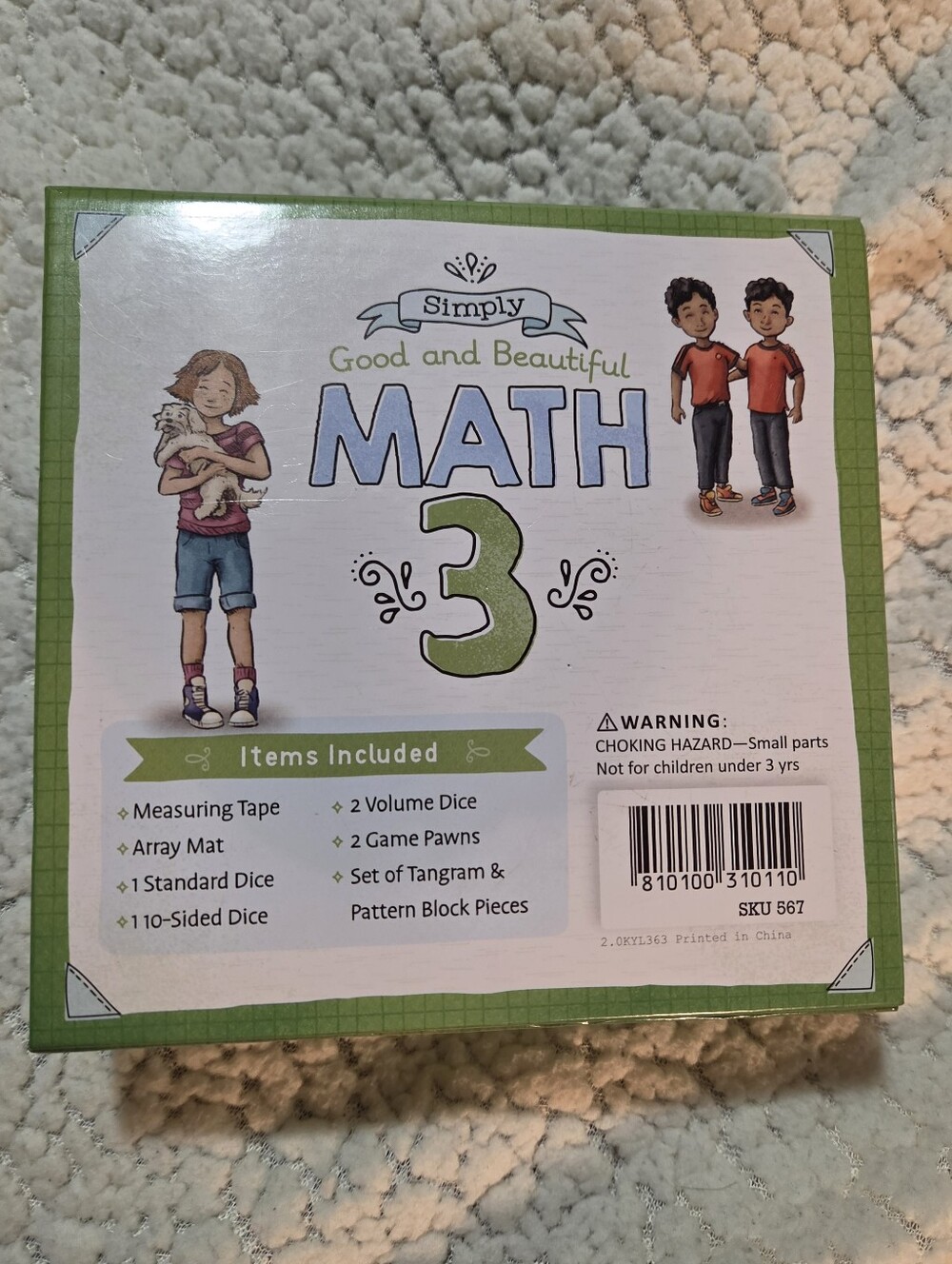The Good and the Beautiful Math 3 Math Box And Answer Key Book - Picture 3 of 5